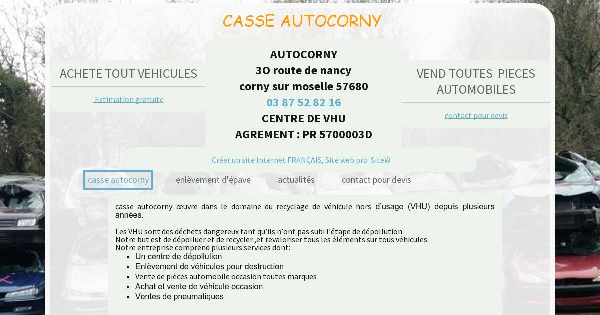Casse Autocorny
